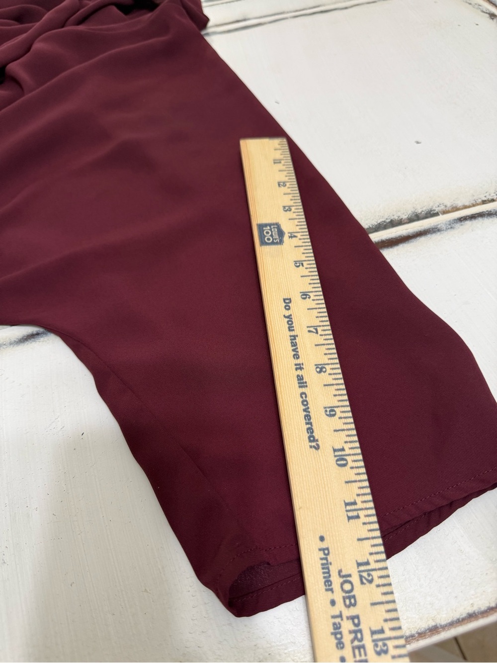 Cato Burgundy Oversized Draped Cowl Neck Boho Tunic Blouse M/L - Picture 7 of 12